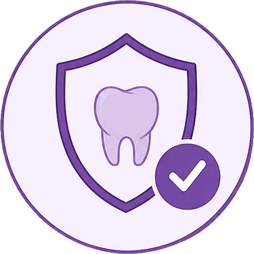 Ilustração de cuidado odontológico